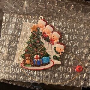 Customizable Wooden Christmas Ornament